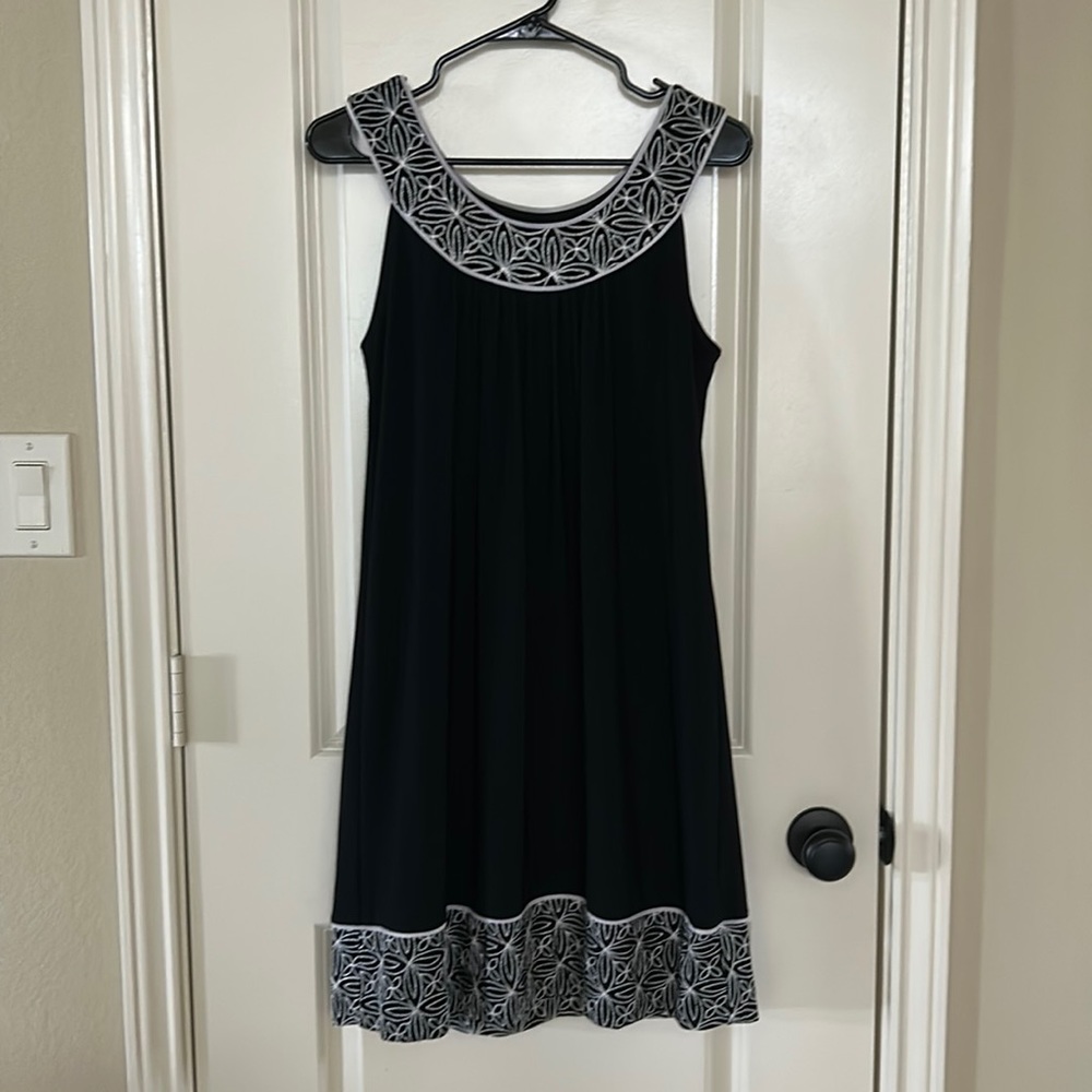 Dress Barn knee-length black dress